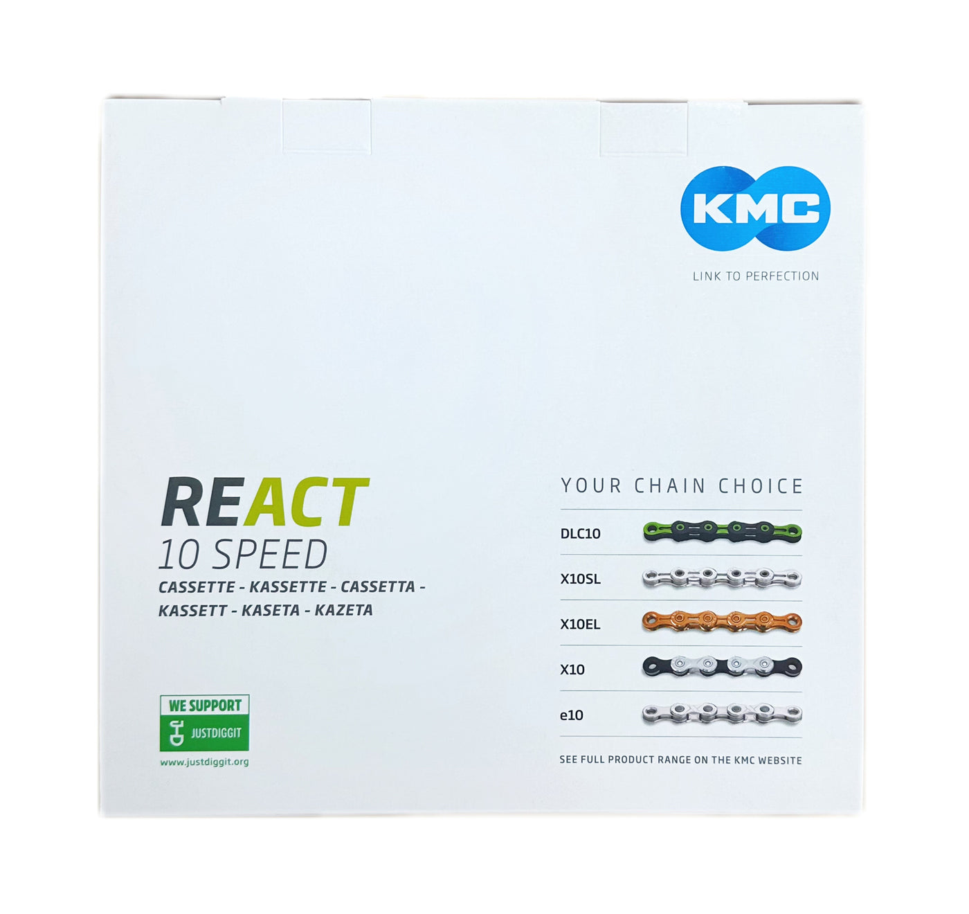 REACT 10 Speed Cassette
