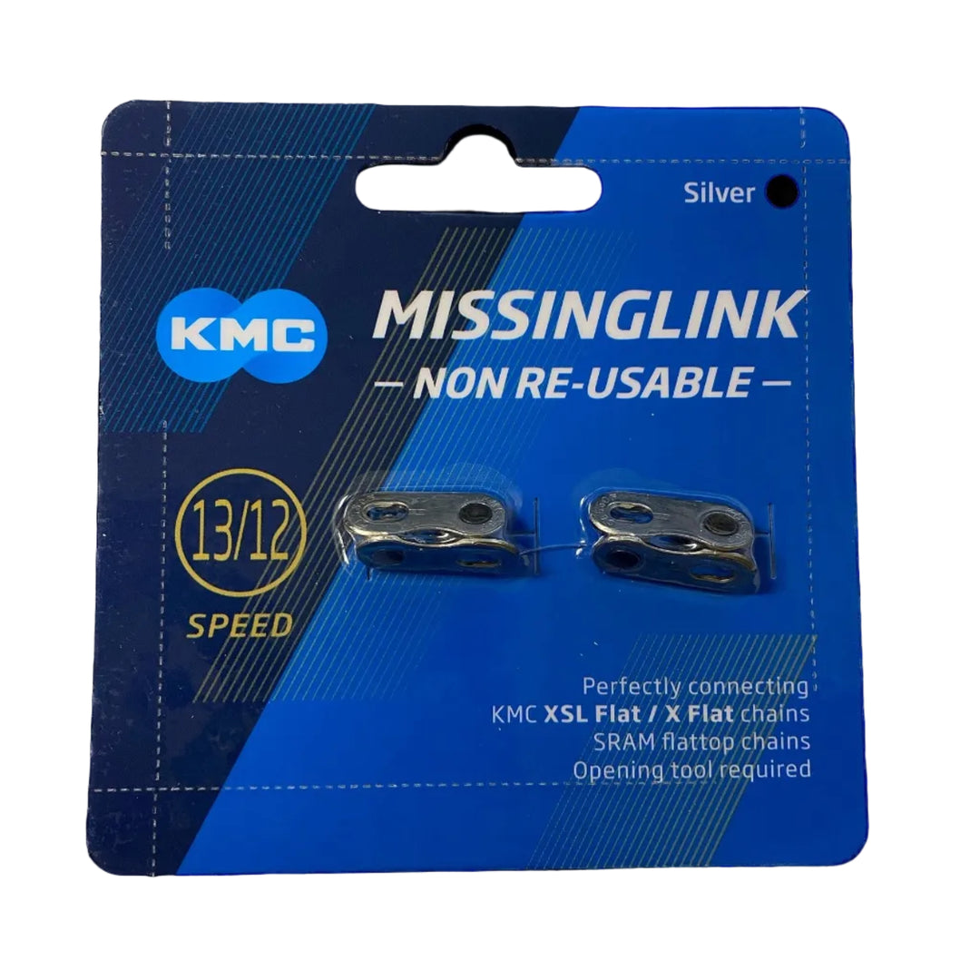 KMC MasterLink 9 Speed – Quick Connect Cromato Per Catena Bici (2 Pezzi) – Shimano Compatibile
