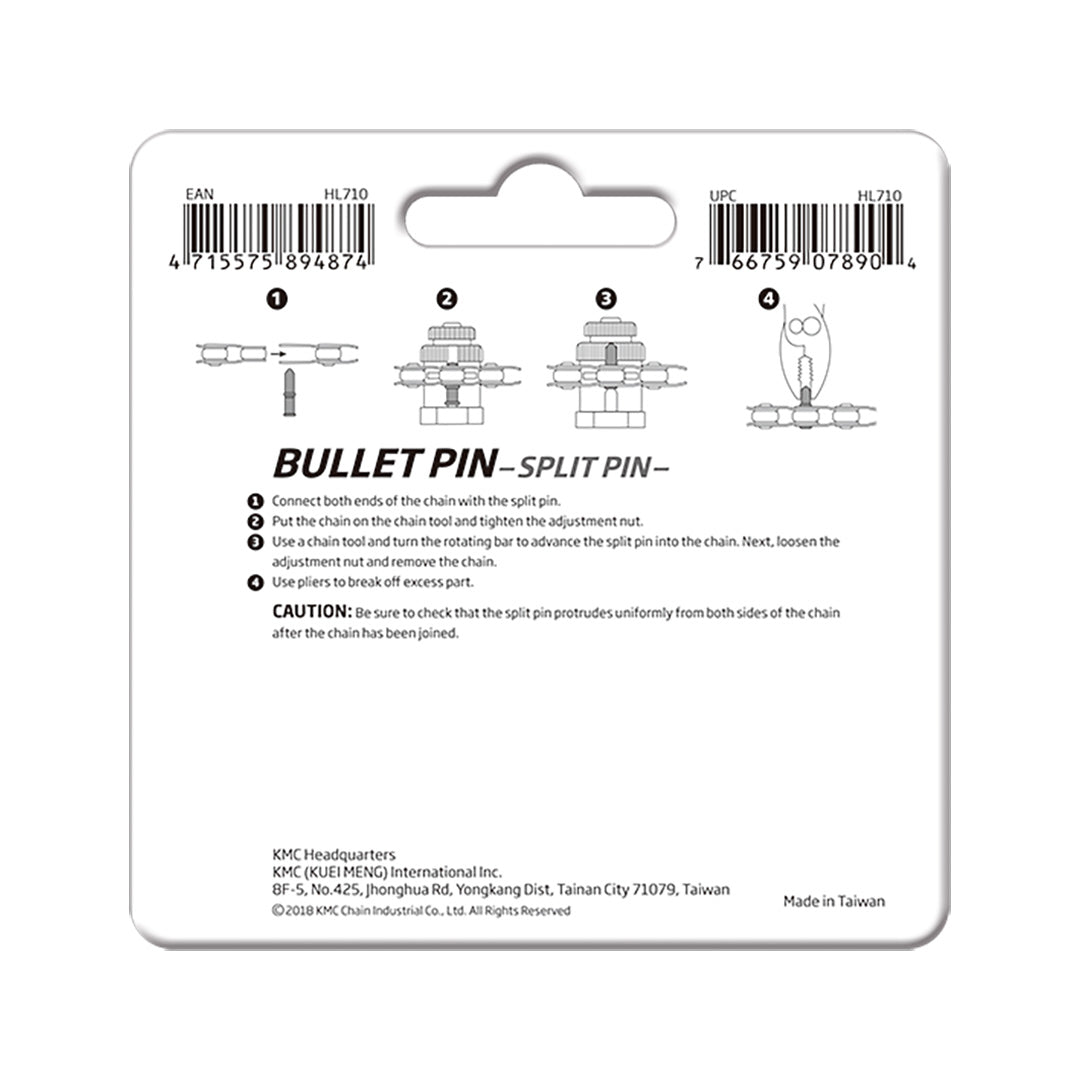 Bullit Point Pin Bullet Pin 2 Pairs – KMC Chain
